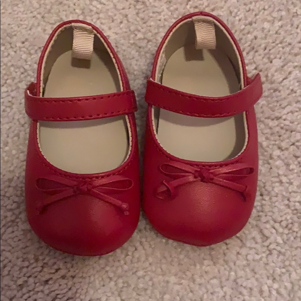 NWOT Red Baby Shoes